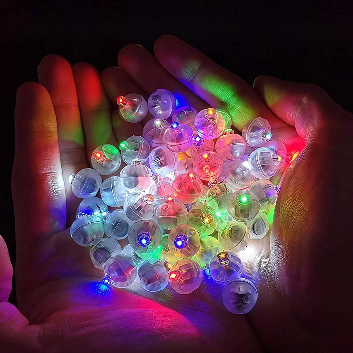 10PCS LED Balloon Light Mini Round Balls Lights, Waterproof Tiny Led Light Long Standby Time Lights for Balloon Paper Lantern Festival Birthday Party Wedding