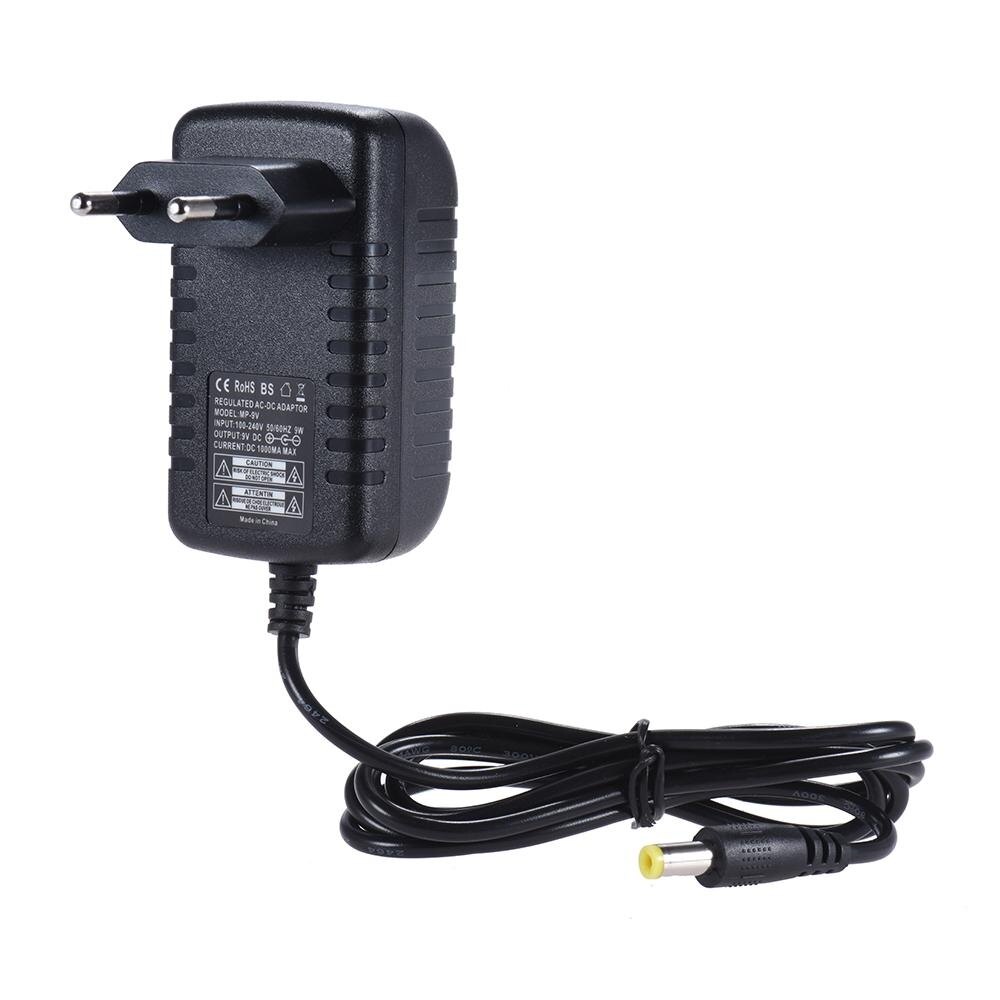 [ammoon]9V 1A Power Supply Adapter Converter for Guitar Bass Effect 100~240V Input EU Plug