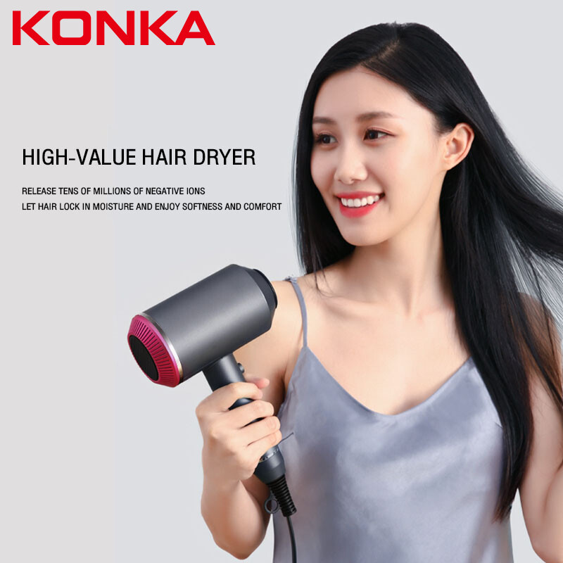 Konka máy sấy tóc sấy nhanh tạo ion âm công suất cao kjd084