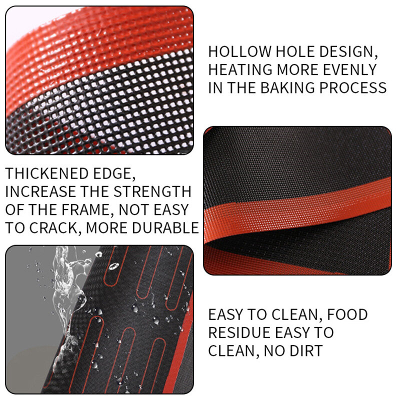 Silicone Baking Mat Non-Stick Oven Sheet Liner Bakery Tool For Cookie /Bread/ Macaroon Steaming Mesh Pad Kitchen Bakeware Accessories