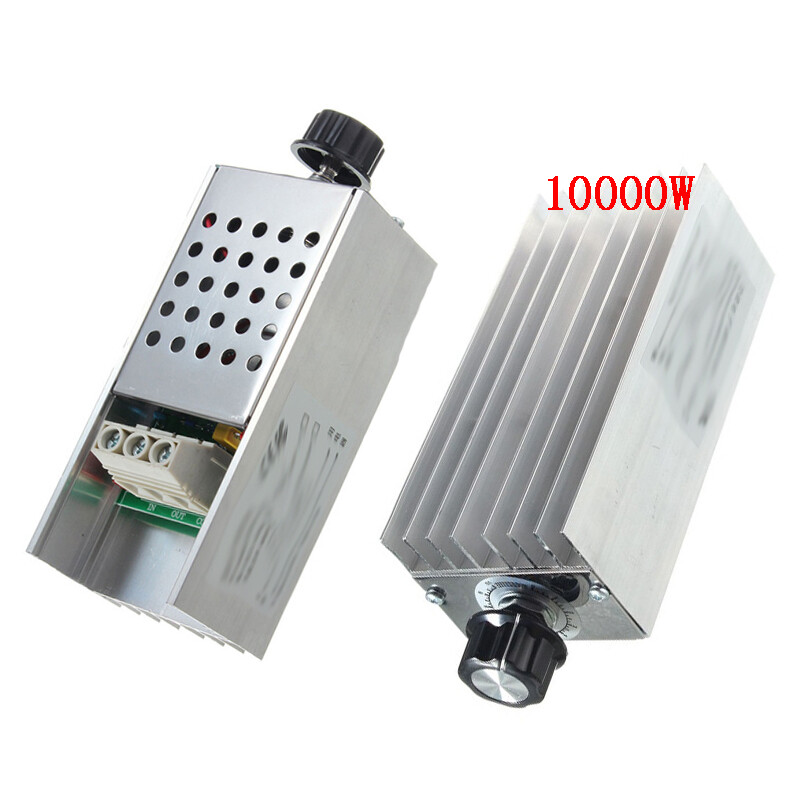 10000W 25A Thiết Bị Điều Khiển Tốc Độ Công Suất Cao SCR Điện Áp Công Tắc Điều Chỉnh Độ Sáng Điều Chỉnh Tốc Độ Máy Điều Nhiệt AC 110V 220V
