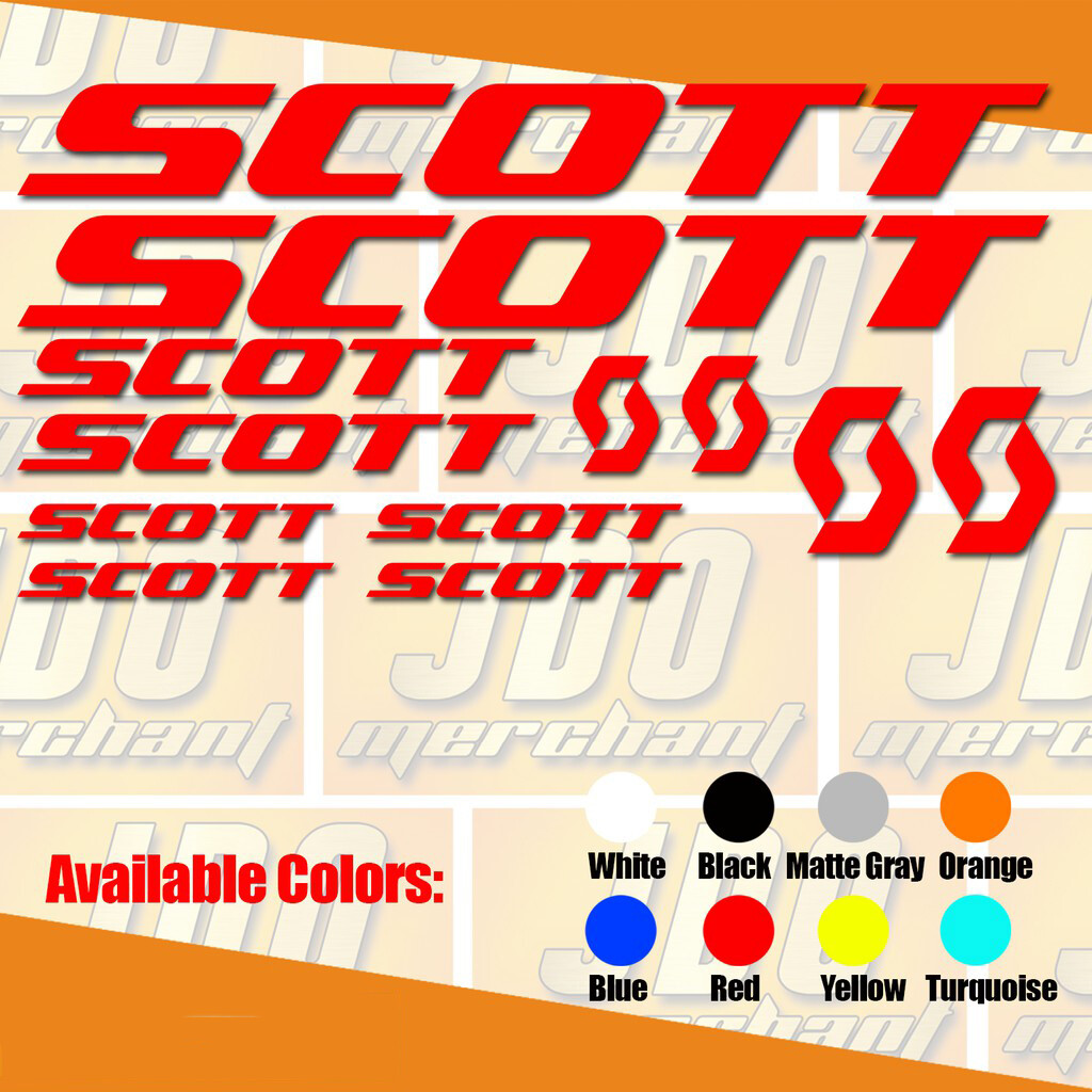 Wellsunny Scott Bộ Miếng Dán Vinyl Cho Xe Đạp