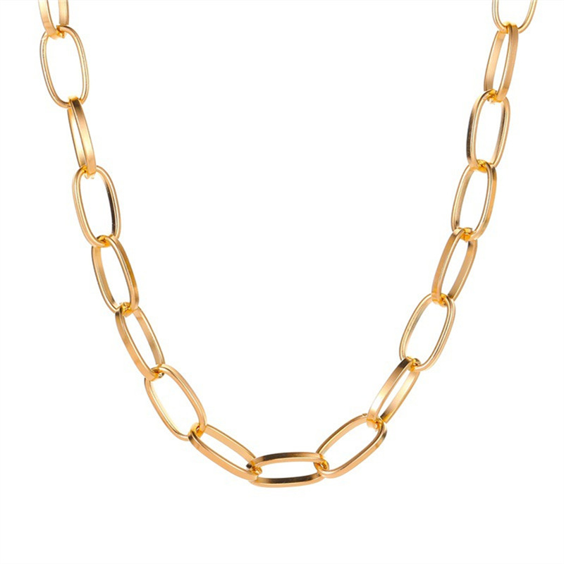 Trendy Link Chain Choker Necklace for Women Collar Necklace Collares Jewelry Punk Necklaces