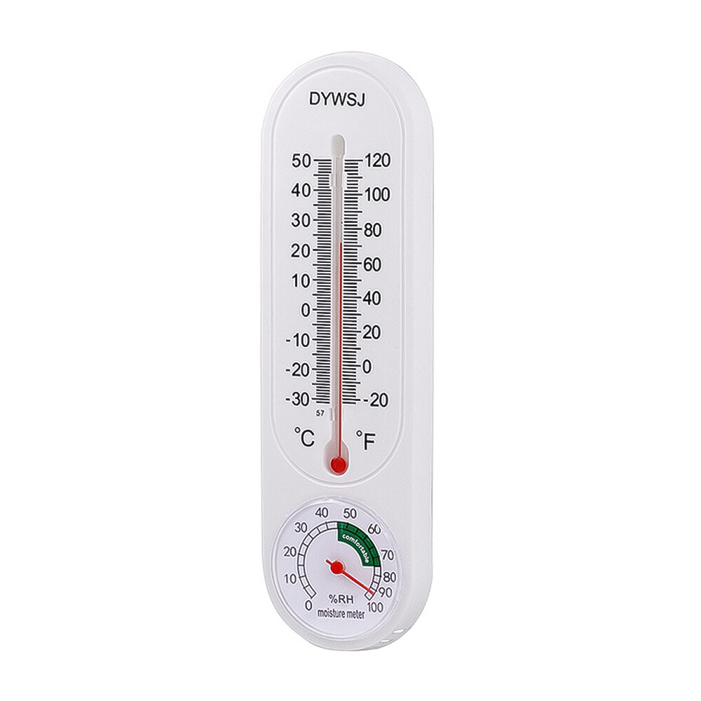 Diymore Digital Greenhouse Temperature Wall Mounted Hygrometer Garden Plant Digital Temperature Gauge Humidity Meter Wall Hang Indoor Outdoor