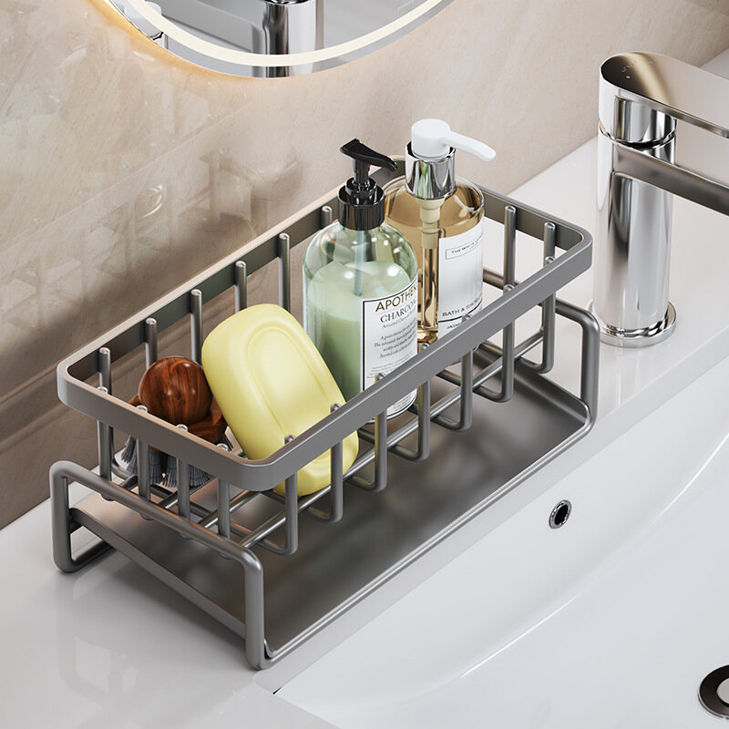 HANGDIAN  【Miễn phí vận chuyển】Giá Đựng Mút Rửa Chén Ráo Nước Đa Năng Tiện Dụng Cho Nhà Bếp