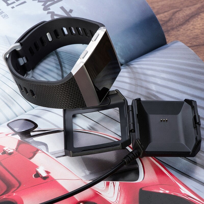 USB Charger Cradle Dock Data Sync Charging Cable For Fitbit Ionic Smart Watch