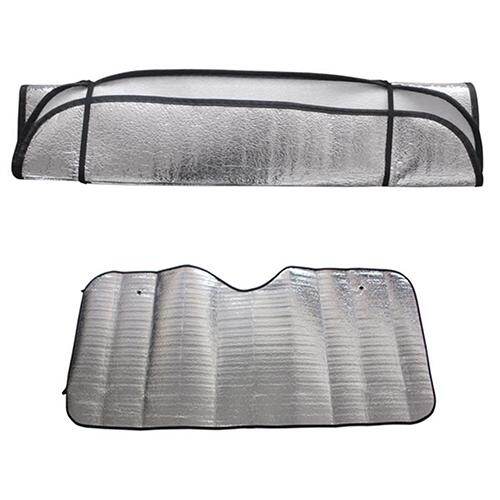Tenmillion 1 Tấm Che Kính Chắn Gió Xe Hơi Gấp Được, Tấm Che Nắng Cửa Sổ Khối Phía Trước Phía Sau