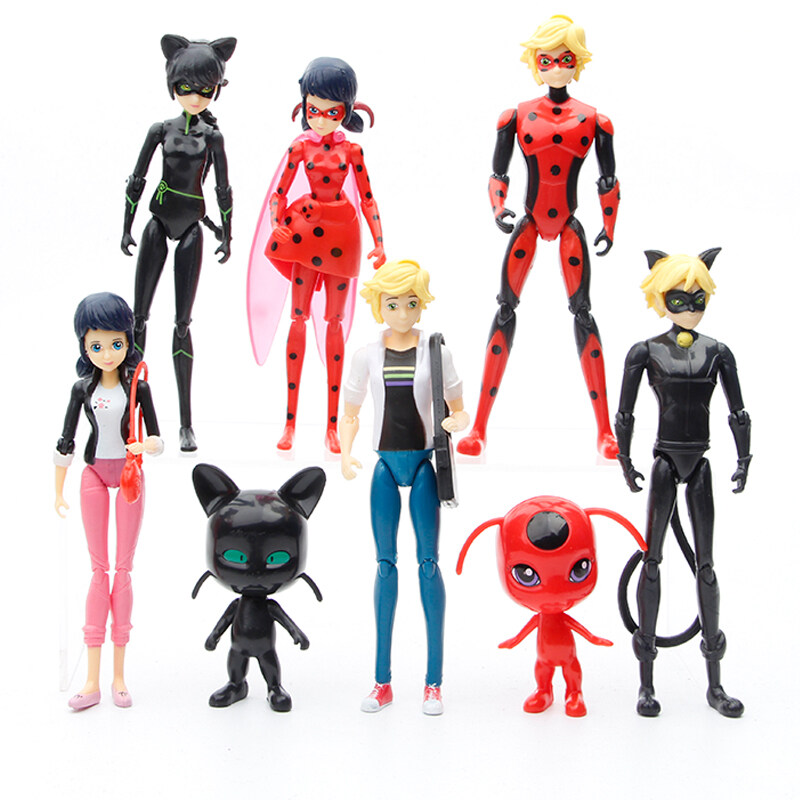 ใหม่ชุดของเล่นมหัศจรรย์: เรื่องราวของ Ladybug & Cat Noir ตุ๊กตาของเล่น ...