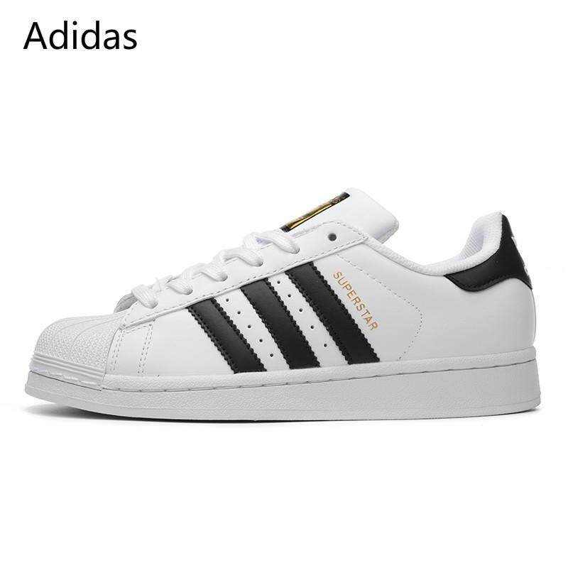Adidas รองเท้าบุรุษ Clover Classic แนวโน้มแฟชั่นรองเท้าผู้หญิง Gold มาตรฐานหัวรองเท้าลำลองขนาดเล็กรองเท้าสีขาวกีฬากลางแจ้งรองเท้า C77124 By Feng Ye Shop