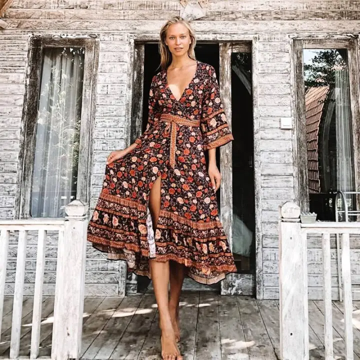 boho dress lazada