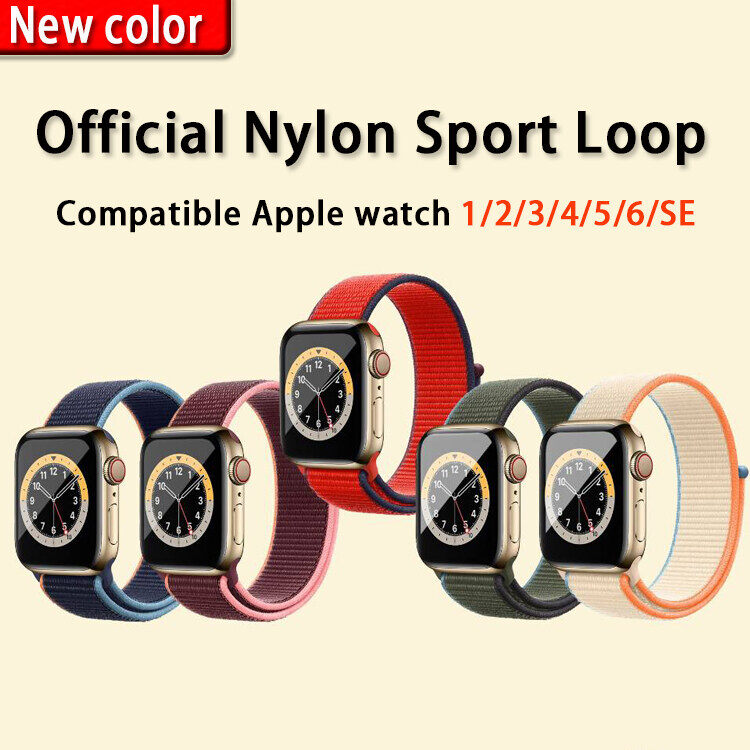 2023 NEW Black Unity Nylon Loop strap  for apple Watch  8 7 49mm 38mm 42mm Replacement Sport Loop for I  Watch 8 7 6 SE4 41mm 45mm  40mm 44mm Nylon Soft Loop for Apple Watch Ultra
