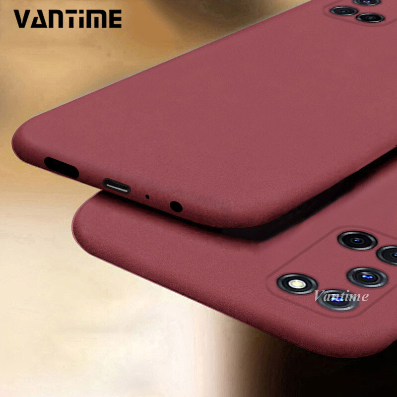 Vantime Cho Ốp Lưng Oppo A92 Vỏ Đá Sa Thạch Mềm Siêu Mỏng Mờ Bảo Vệ Lưng Điện Thoại Ốp Lưng Mỏng