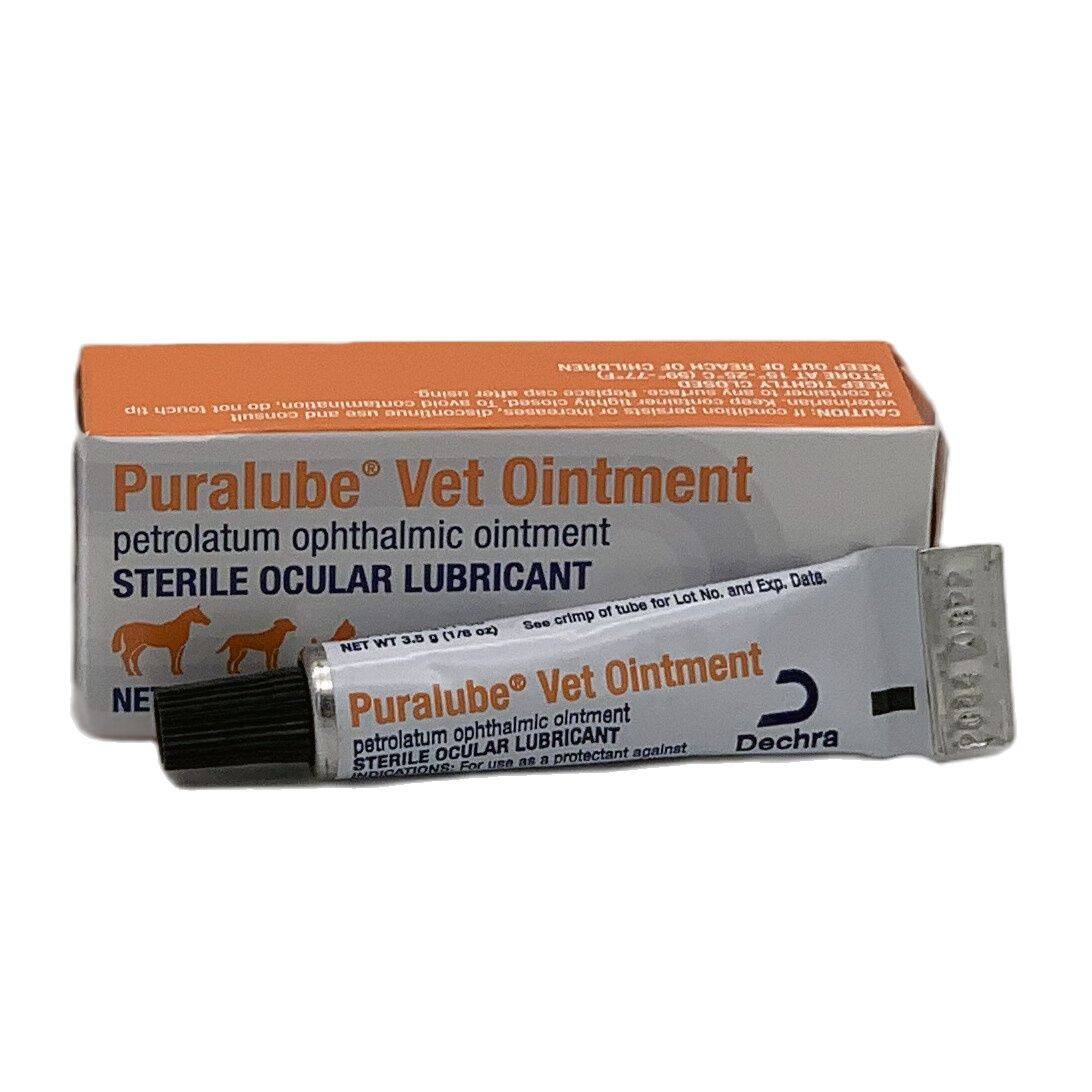 Dechra Puralube Vet Ointment Sterile Eye Lubricant for Dogs & Cats Eye