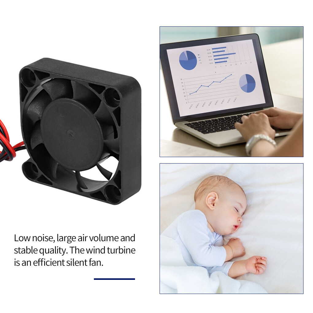 Printer CPU Cooler 3D Cooling Fan Computer USB Fan Plastic Cooling Computer Cabinet