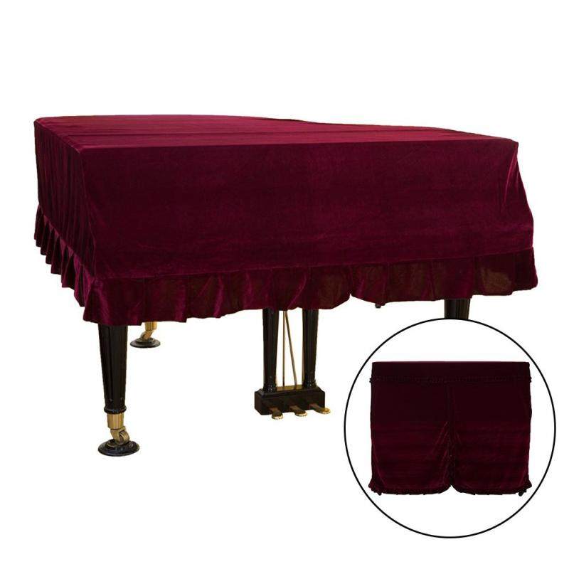 2020-newProtective Anti Scratch Dirt Resistant Decorated Bordered Washable Dustproof Triangle Piano Cover Malaysia