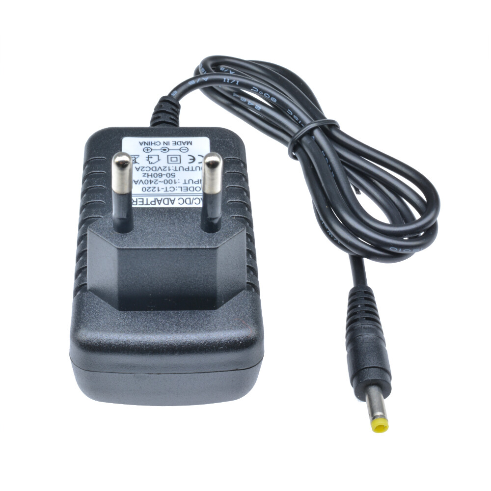 DM Bộ Chuyển Đổi Phích Cắm AC 100-240V Sang DC 12V EU, Bộ Chuyển Đổi Nguồn Chuyển Đổi 2A