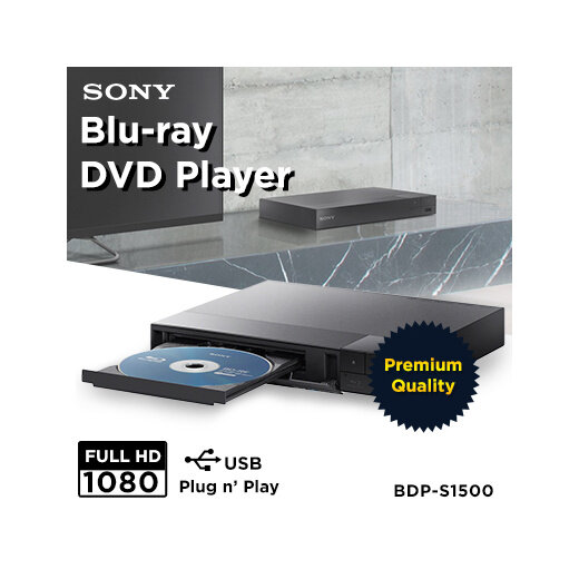 Sony BDP-S1500 Blu Ray DVD Player | Lazada