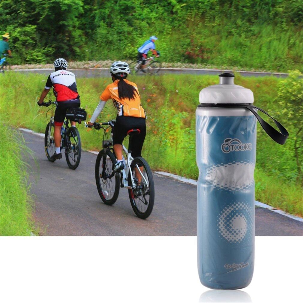 710Ml 24Oz Portable Outdoor Insulated Water Bottle Bicycle Bike Cycling