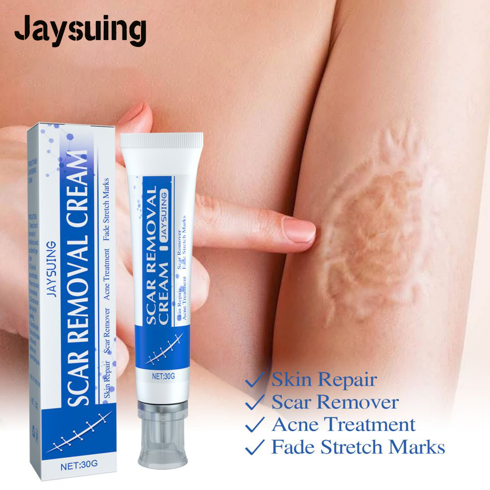 Jaysuing Scar Remover Gel Cream Acne Treatment Whitening Moisturizer Serum Skin Care 30g