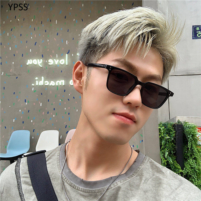 2021 New Sunglasses for Men Korean Style Polarized Driving AntiUV Cycling Retro Tinted Shades