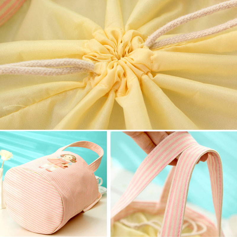 OH Insulation Bento Bag Doll Lunch Bag Student Portable Lunch Box Bag