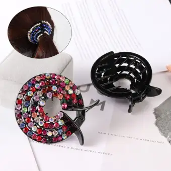 1 Fashion Rhinestone Bird Nest Hair Claw Hair Clips Ponytail
