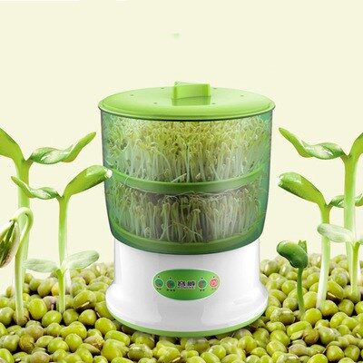 Home Use Intelligence Bean Sprouts Machine Large Capacity Thermostat Green Seeds Growing Automatic Bean Sprout Machine
