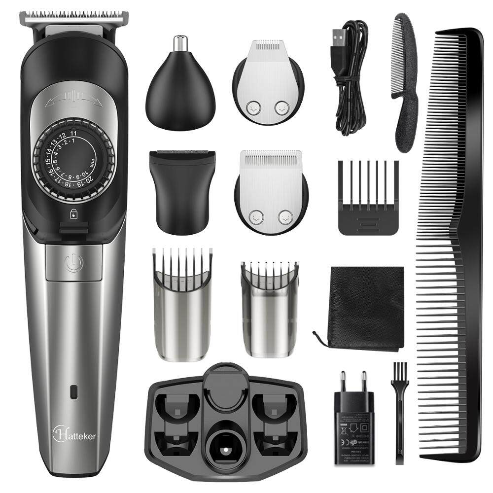 hatteker hattteker mens hair clipper beard trimmer grooming kit hair trimmer mustache trimmer