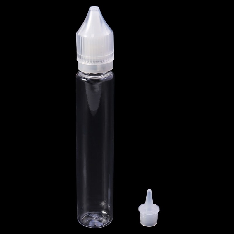 10ml-120ml PET Plastic Empty Dropper Liquid Eye Clear Water Bottle Long Tip Cap
