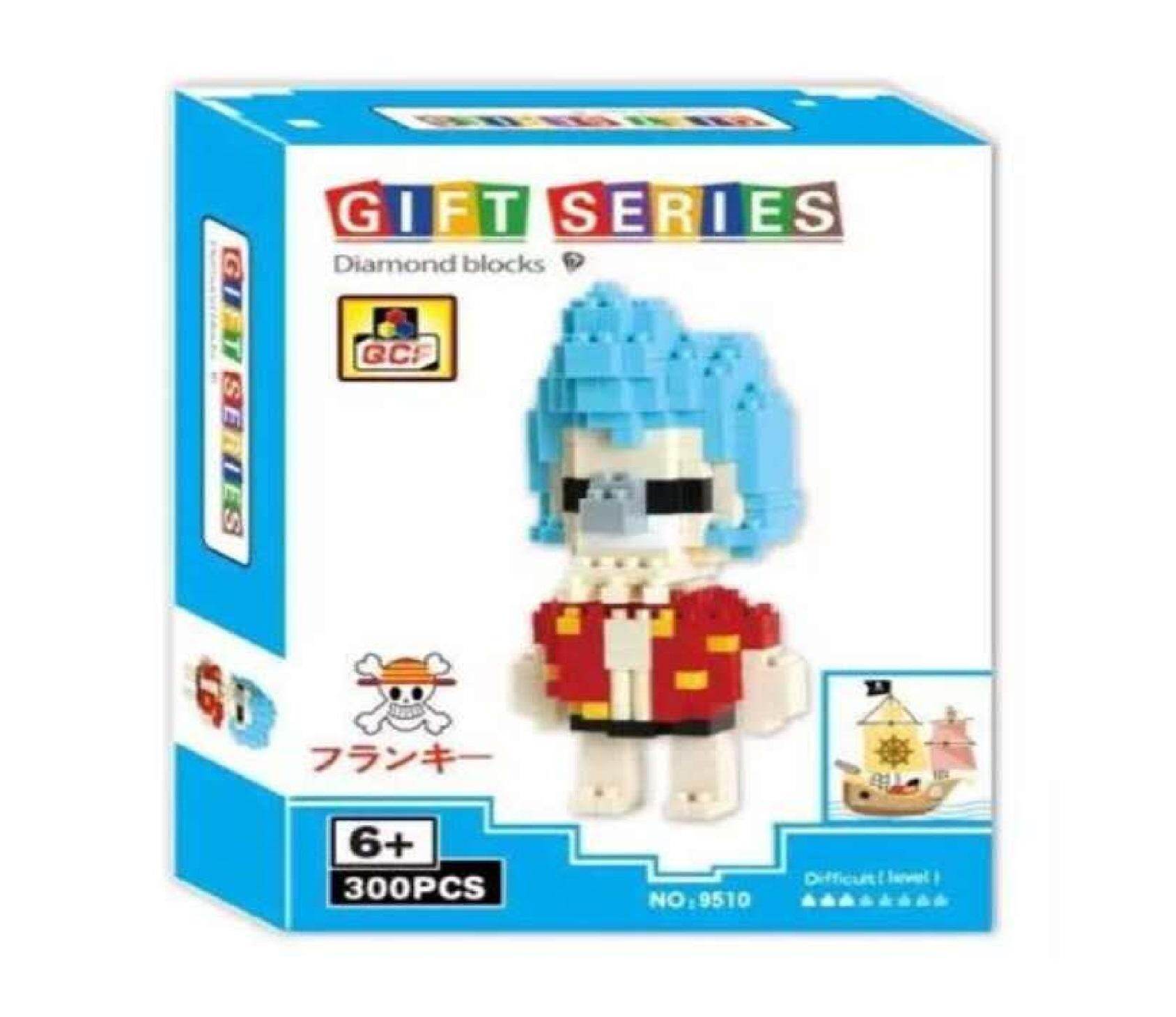 (M'sia Stock) QCF One Pieces Series Nanoblocks Diamond Building Blocks Toys  Gift Gift Brick Block Set Chopper One-Piece 海贼王 微型积木