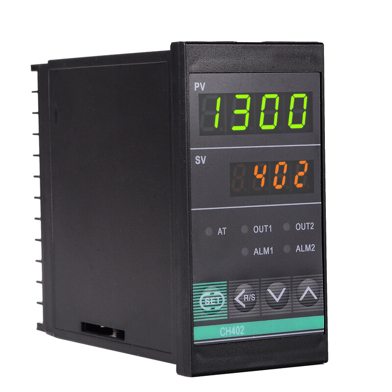 Lò nhiệt điều chỉnh nhiệt độ kỹ thuật số máy điều khiển nhiệt độ PID CH402 SSR relay đầu ra kép dọc 48*96mm