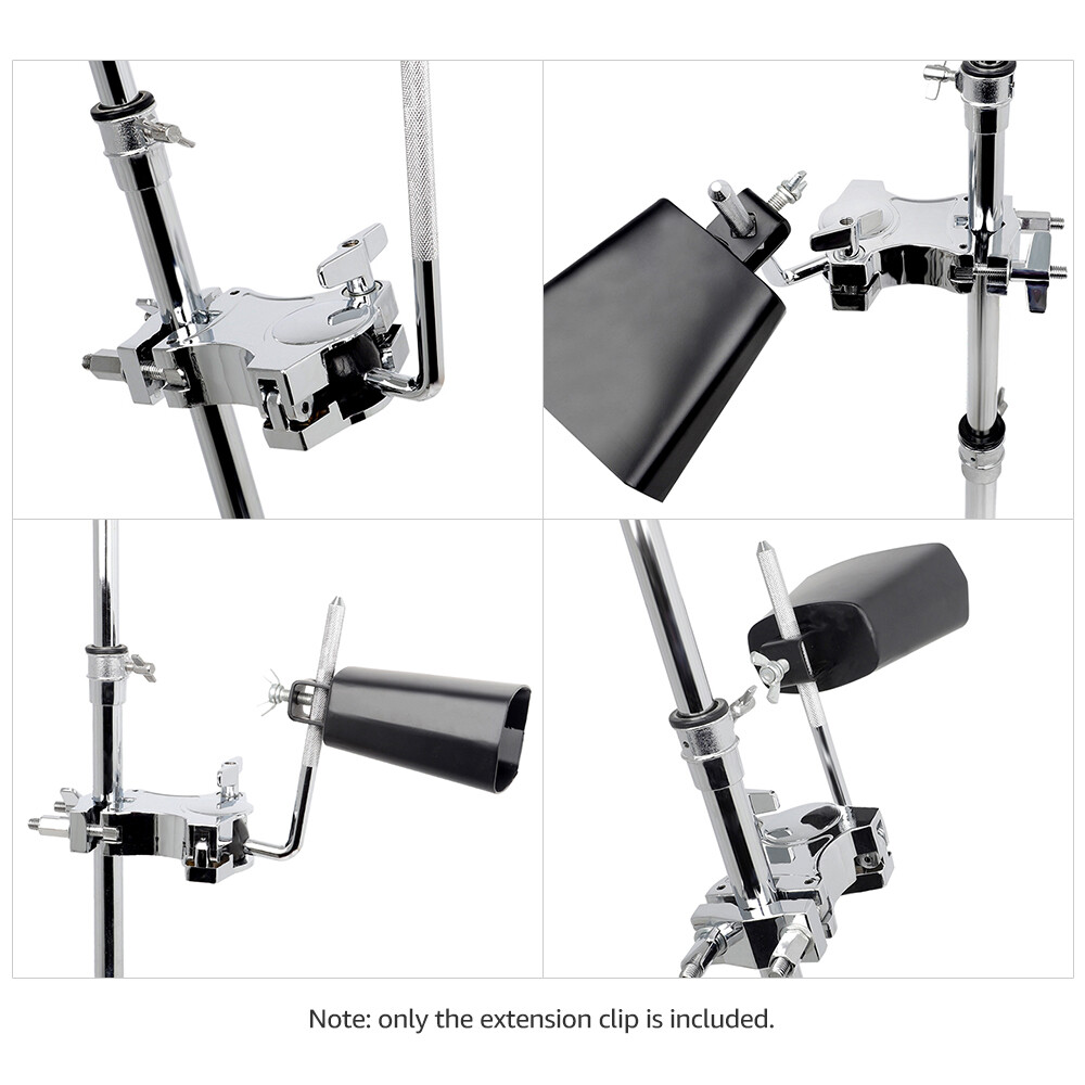 Có Thể Điều Chỉnh Tom Drum Gắn Bracket Extension Clip Nhạc Cụ Phụ Kiện Bracket Extension Clip Bracket Mở Rộng Clip