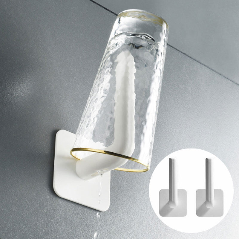 Wall Mount Kitchen Self Adhesive Paper Roll Holder Rack For Towel Storage Tissue Hook Bathroom Accessories Stand