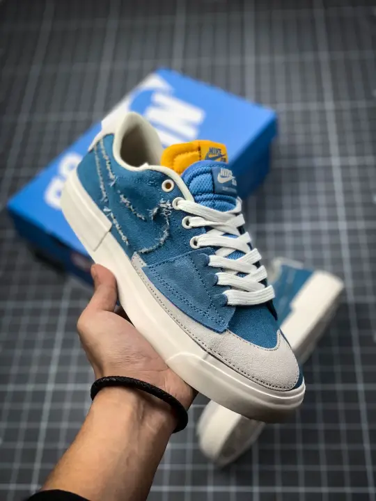 Nike Sb Zoom Blazer Low Edge Yf Casual Unisex Blue Lazada