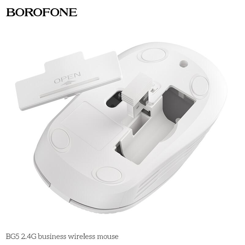 BOROFONE Chuột Bluetooth Không Dây 2.4G Cho MacBook Máy Tính iPad Chuột Thu USB Bluetooth 4.0 + Chế Độ Kép Cho Máy Tính Xách Tay Máy Vi Tính