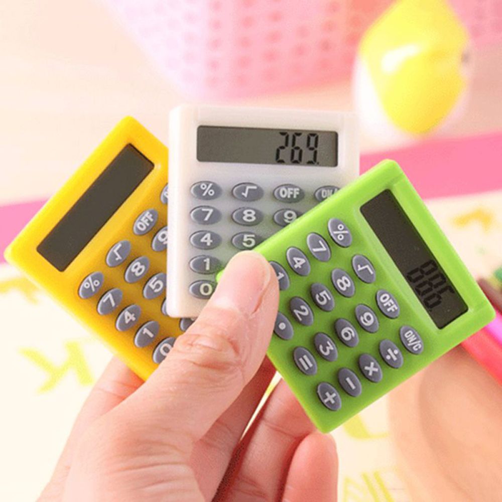 máy tính học sinh cấp MMLUCK Đồ Dùng Văn Phòng Điện Tử Văn Phòng Sáng Tạo Dễ Thương Máy Tính Hình Vuông Nhỏ Máy Tính Chữ Số Máy Tính Mini Máy Tính Bỏ Túi
