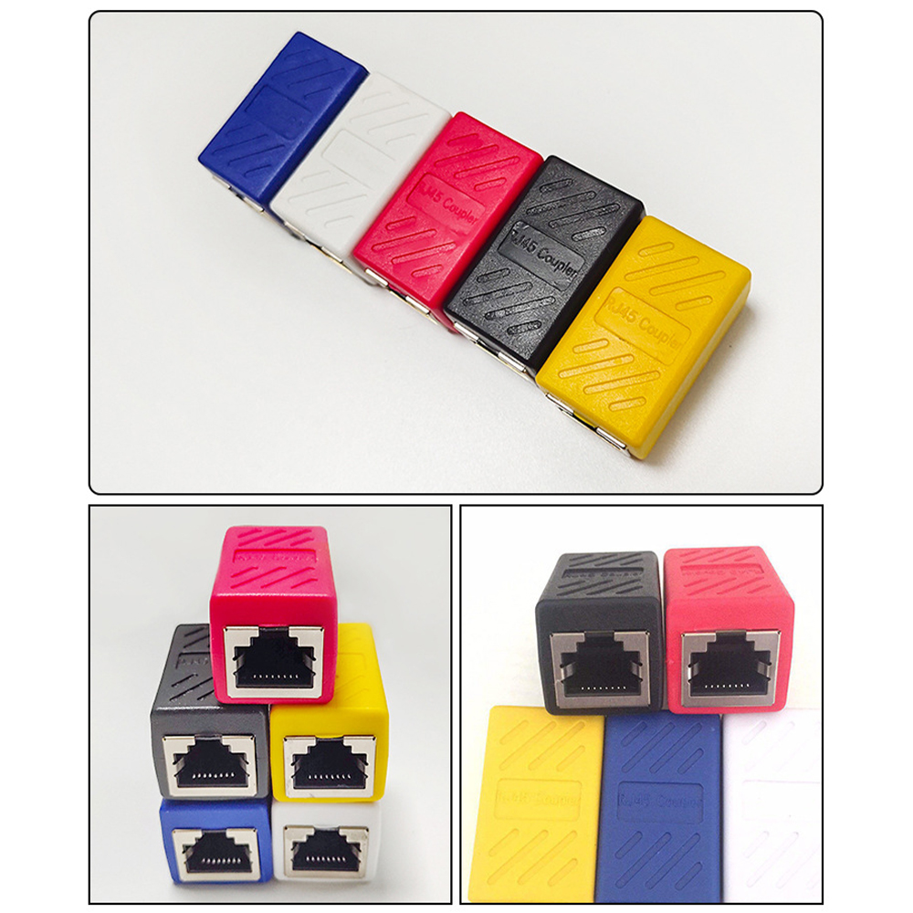 Shockley RJ45 Coupler Ethernet Couplers Ethernet Extender Adapter Cat8 Cat7 Cat6 Cat5e Cat5 Inline Coupler Ethernet Connector