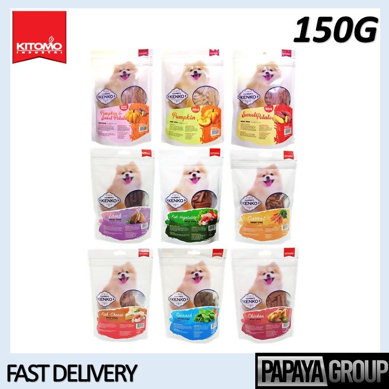 [ PAPAYA GROUP ] Kenko Dog Snack ( 50G 150G ) ( Meat Stick , Steamed