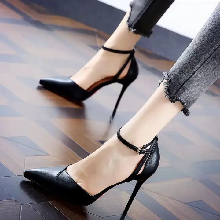 ankle strap work shoes