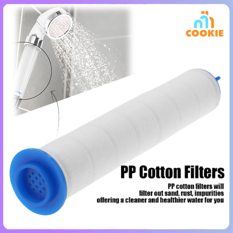 Bath Shower High Pressure Anion Hand Held Shower Head 1/5/10 pcs Water Filter ss 1 filter sponge