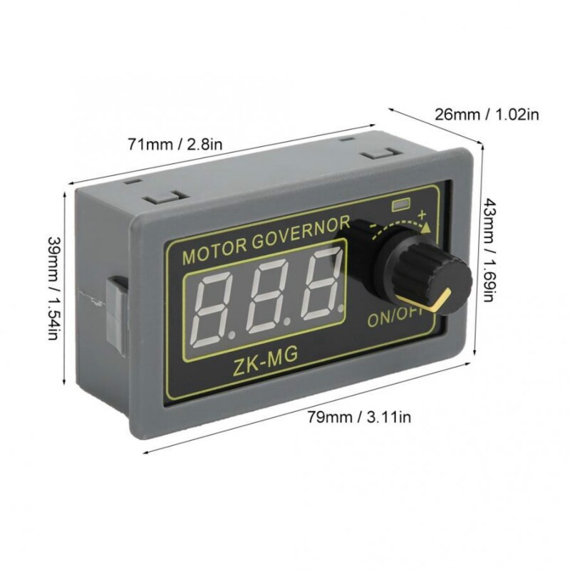 Bộ Điều Khiển Động Cơ DC Bộ Điều Chỉnh Tốc Độ Động Cơ PWM Bộ Mã Hóa Màn Hình Kỹ Thuật Số LED Mờ Ánh Sáng 5V 12V 24V