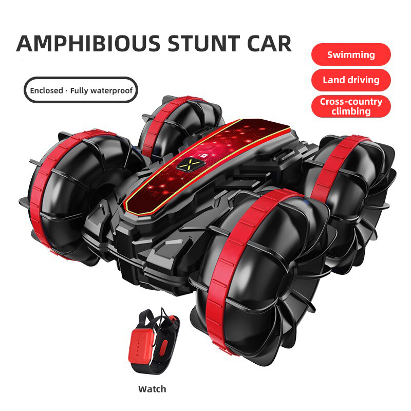 CONUSEA remote control car amphibious car rc stunt car 360 rotating watch dual remote control car rc vehicles rc drift car rc racing car rc high speed car birthday gift for kids