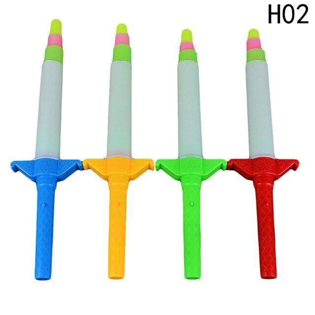 LL 1 pc LED Glow Stick Sword Four Section Adjustable Extendable