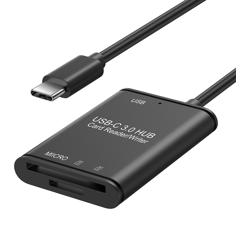 Đầu Đọc Thẻ Nhớ Loại USB 2 Trong 1 Chuyên Nghiệp 3.1 C Sang USB 3.0 Bộ Chuyển Đổi OTG Cho Điện Thoại Di Động PC
