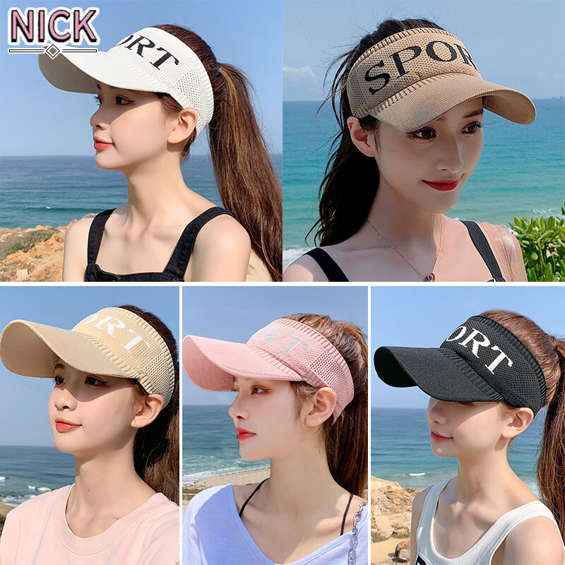 NICK Caps for woemn Sunshade sun hat summer empty top sun hat sports baseball cap
