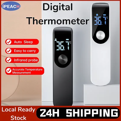 ipeach local ready stock Forehead Digital Infrared Thermometer Non Contact Thermometers Medical Termometro Baby Temperature Fever Measure Tool for Adults