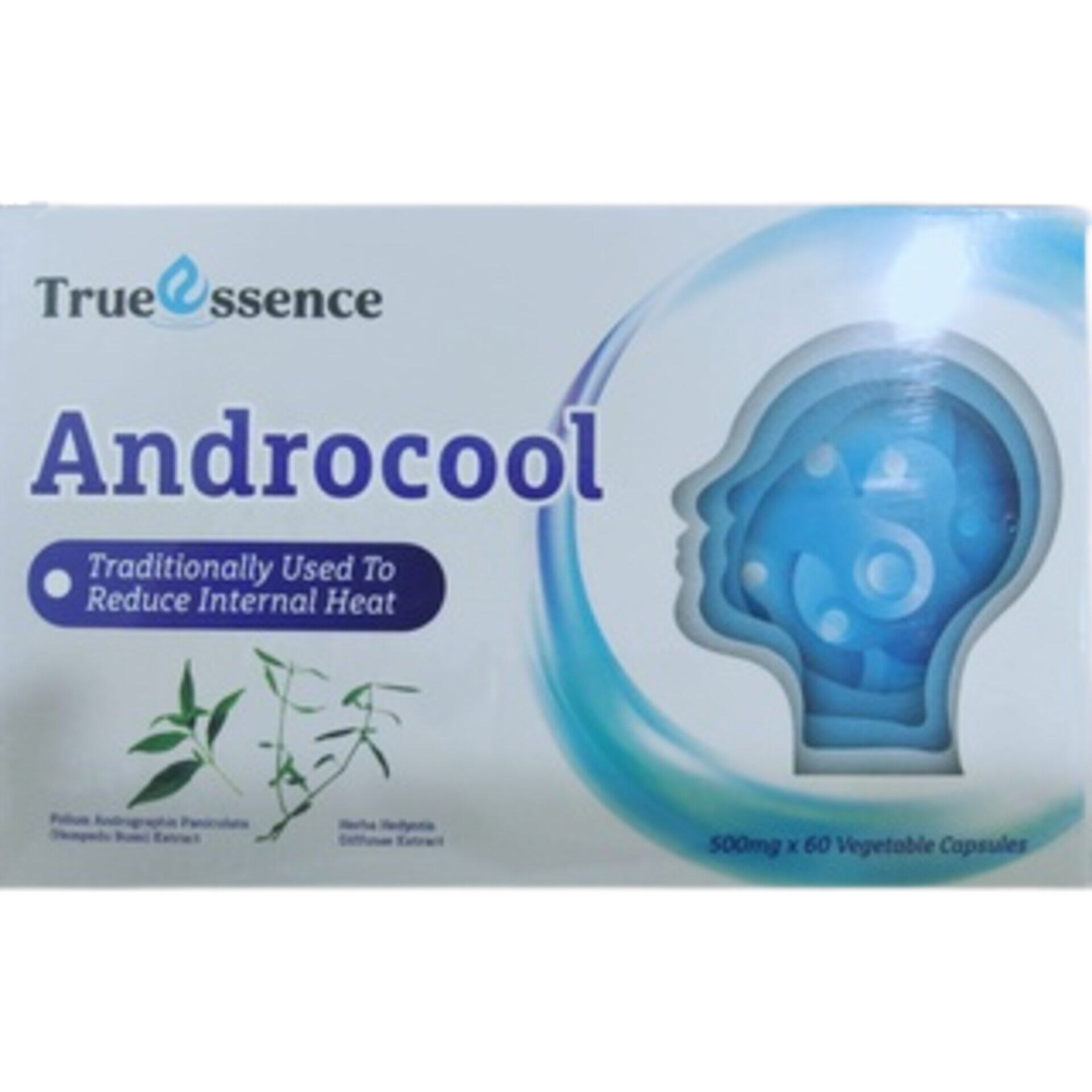 True Essence ANDROCOOL 500mg 60's [Reduce Heat/Fever/Cold/Sore throat