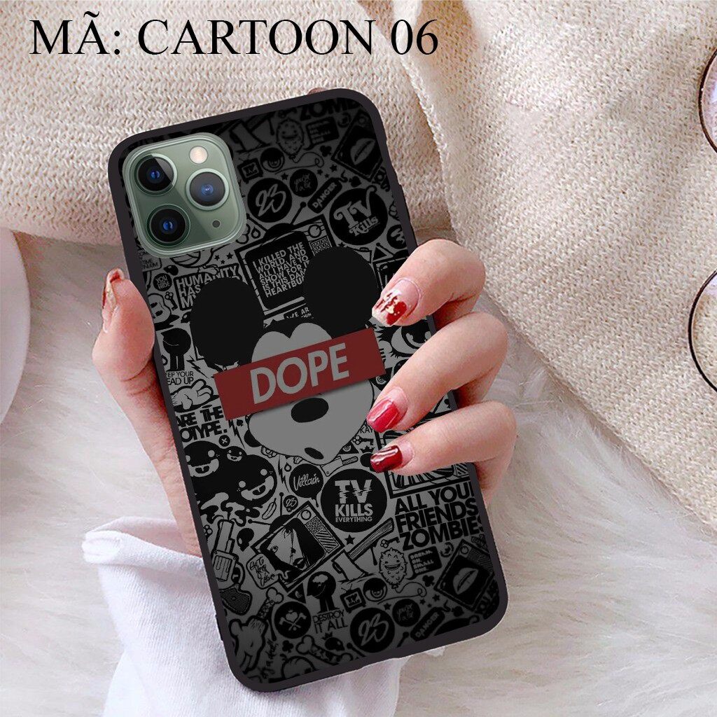 Ốp lưng iPhone 11 Pro Max viền dẻo TPU BST Hoạt Hình