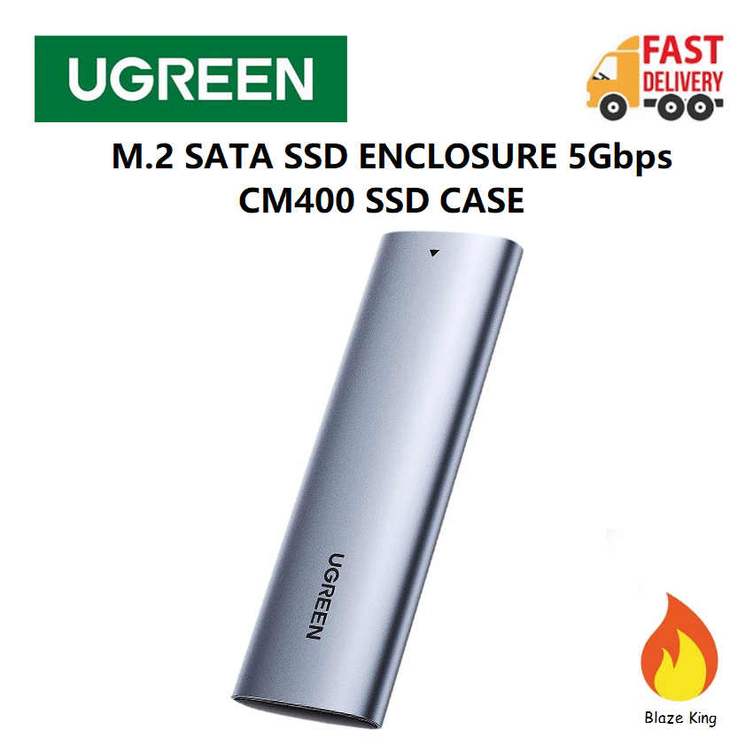 UGREEN M.2 SATA SSD Enclosure 5Gbps CM400 SSD Case Lazada