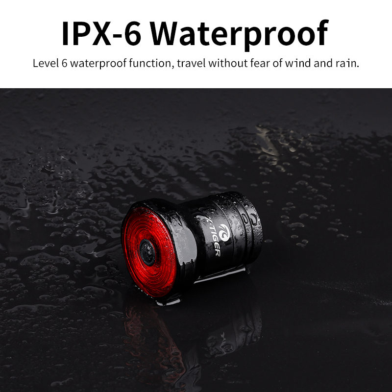 X-hổ đèn đuôi xe đạp Type-C sạc nhanh IPX6 Đèn Led Xe đạp không thấm nước có thể sạc lại xe đạp đèn đuôi đèn đuôi xe đạp phụ kiện đèn